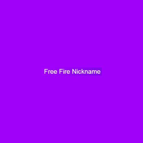 Avatar - Free Fire Nickname
